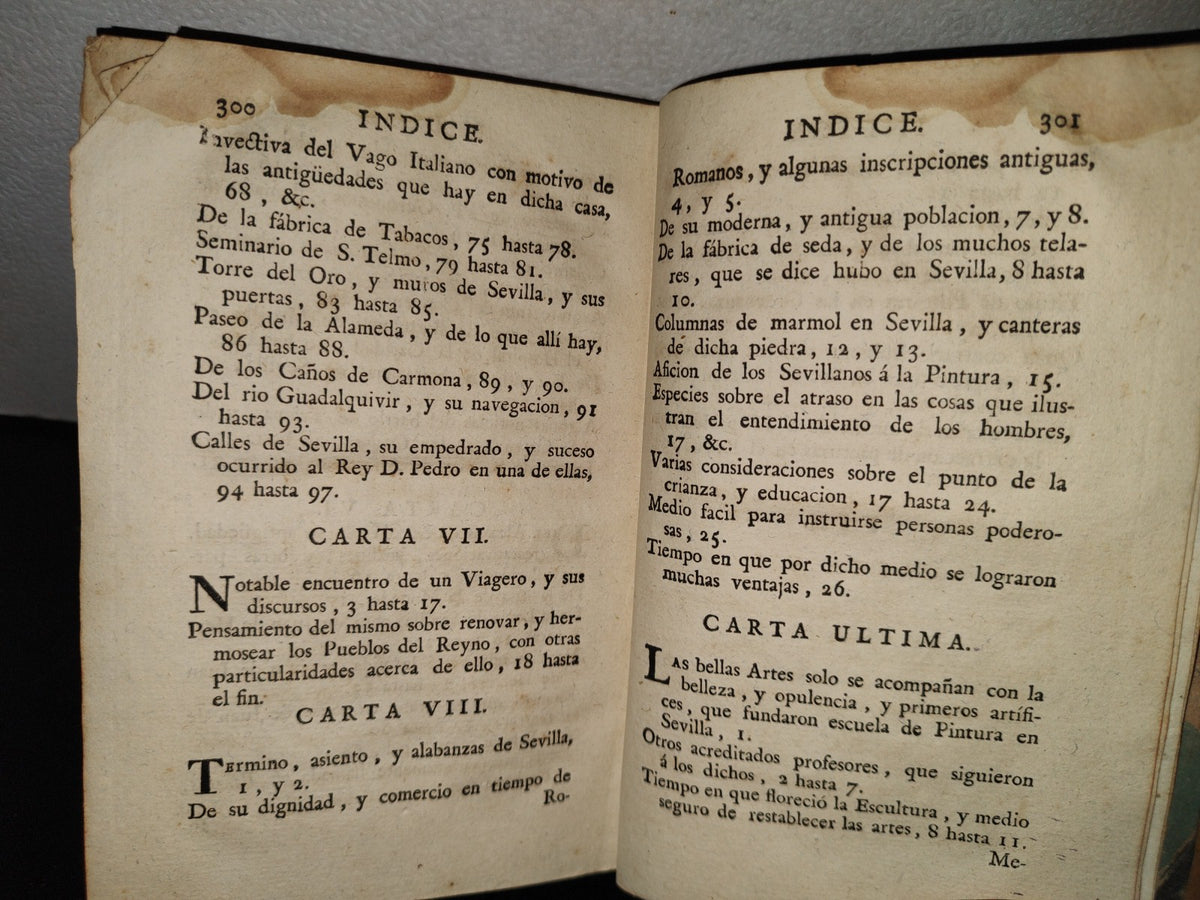 60- Viage De España - Antonio Ponz - Tomo IX. Trata De Sevilla - 1786
