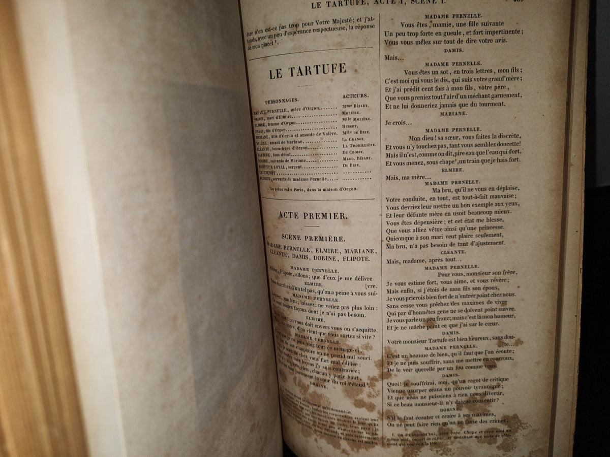 59- Obras Completas De Molière: ŒUvres Complètes De Molière. Par Auger. - Paris, Furne Et Cie. Libraires Éditeurs - 1851
