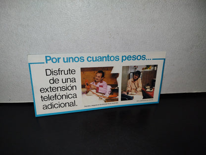 A10C1-2- Publicidad Telmex. Teléfonos De México S. A. De C. V. - 70's