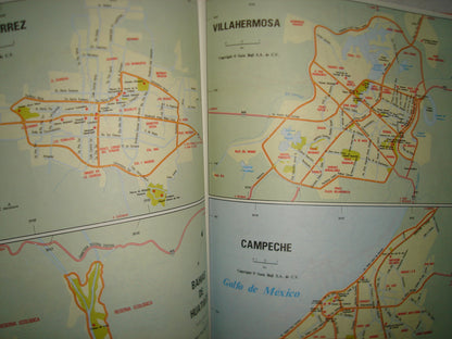 1- Guía Roji. Por Las Carreteras De México Y Estados Unidos De América - 2001