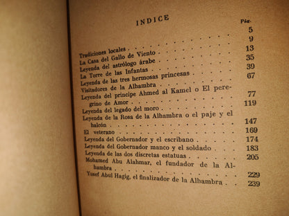 96- Cuentos De La Alhambra - Washington Irving. Editora ”Latino Americana” S. A. - 1952