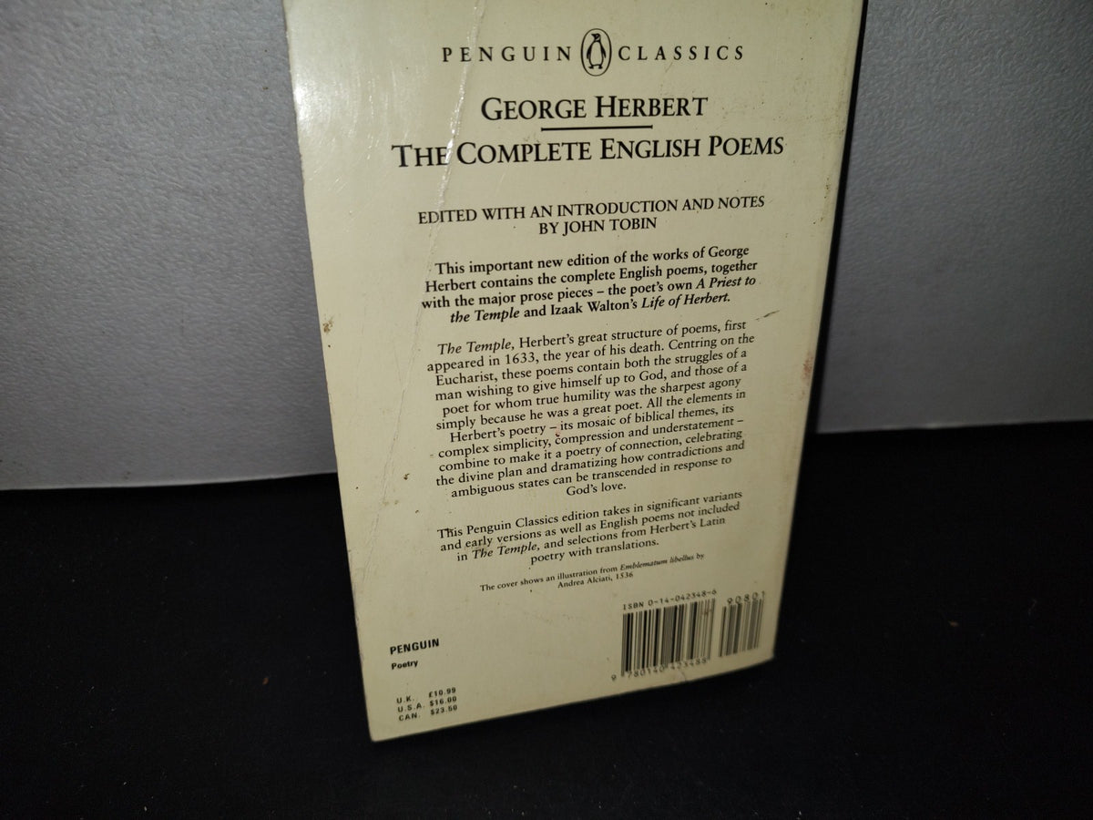 179- Penguin Classics. George Herbert. The Complete English Poems - 1991