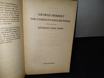 179- Penguin Classics. George Herbert. The Complete English Poems - 1991