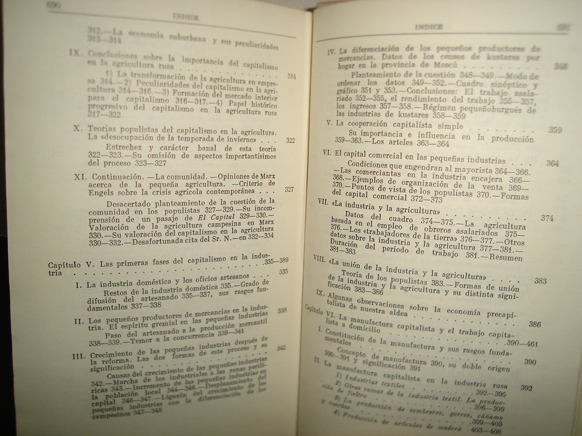 7- El Desarrollo Del Capitalismo En Rusia - Lenin - Editorial Progreso, Moscú, 1975