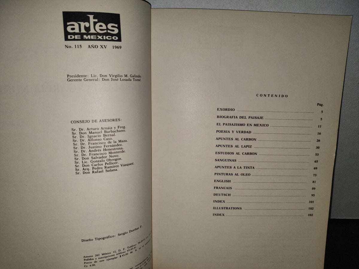 123- Artes De México. Armando García Núñez - No. 115, Año Xv, 1969