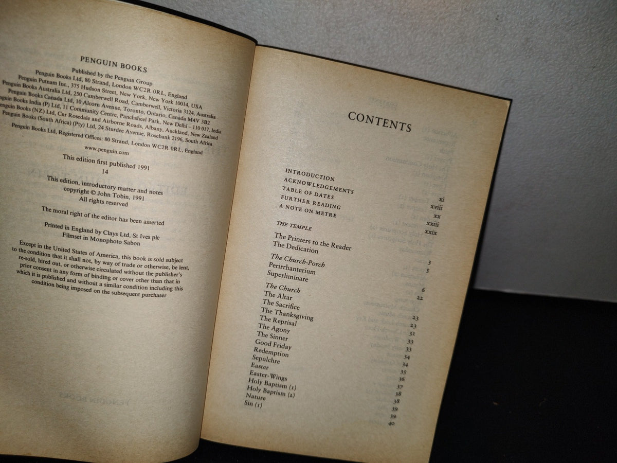 179- Penguin Classics. George Herbert. The Complete English Poems - 1991