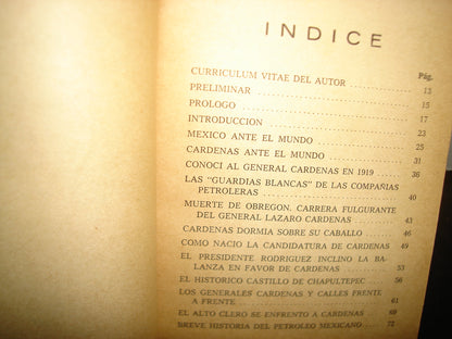 30- Cárdenas Ante El Mundo. Armando R. Pareyon Azpeitia - 50'S