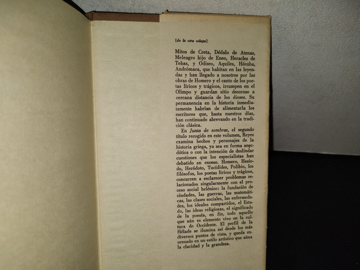 202- Obras Completas De Alfonso Reyes. XVII. Los Héroes / Junta De Sombras - Letras Mexicanas. Fondo De Cultura Económica. 1983