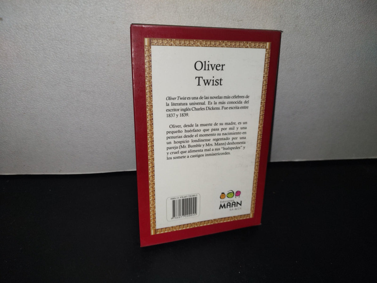 84- Oliver Twist - Charles Dickens - Eiciones Maan S.A. De C.V. - 1A. Edición, Noviembre 2011