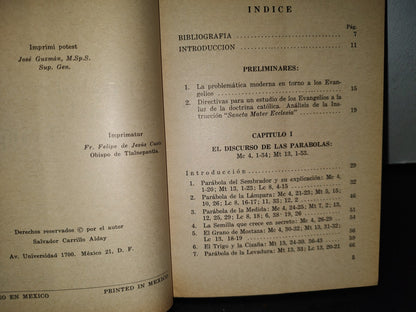 58- Las Parábolas Del Evangelio - Salvador Carrillo Alday