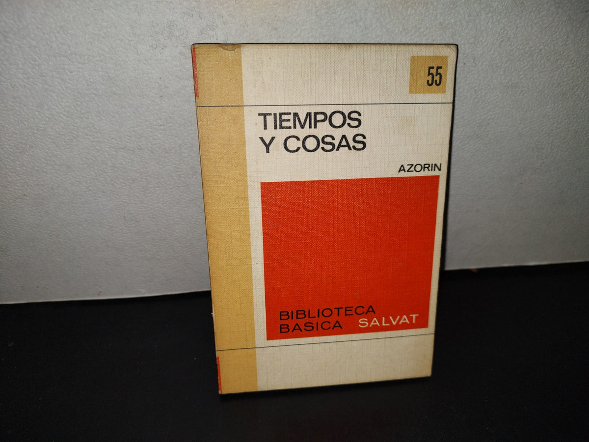 158- Biblioteca Básica Salvat. Tiemos Y Cosas - Azorin