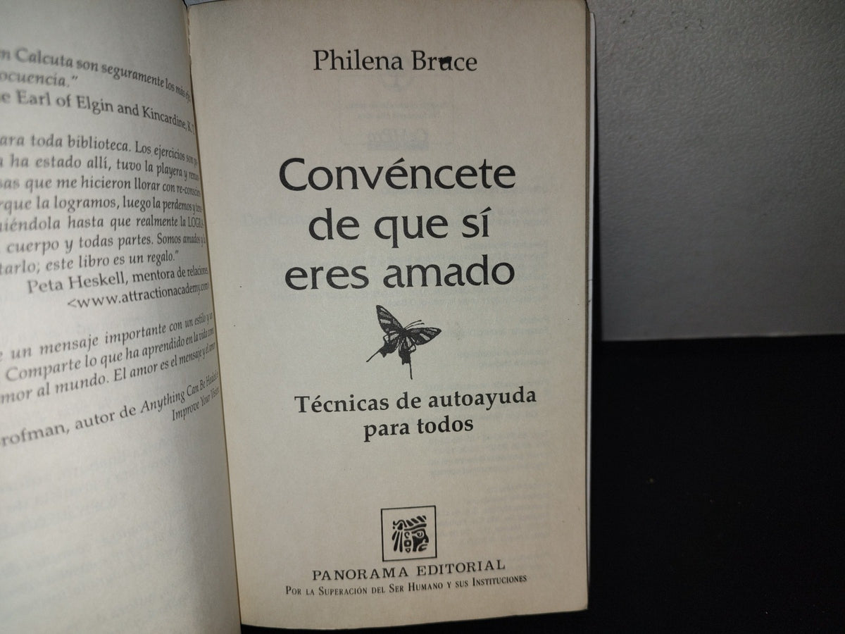 114- Convéncete Que Sí Eres Amado. Técnicas De Autoayuda Para Todos - Philena Bruce