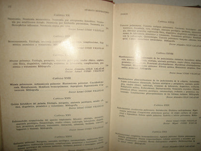 161- Aparato Respiratorio. Patología Clínica Y Terapéutica - Ismael Cosío Villegas - Librería De Medicina, 1978