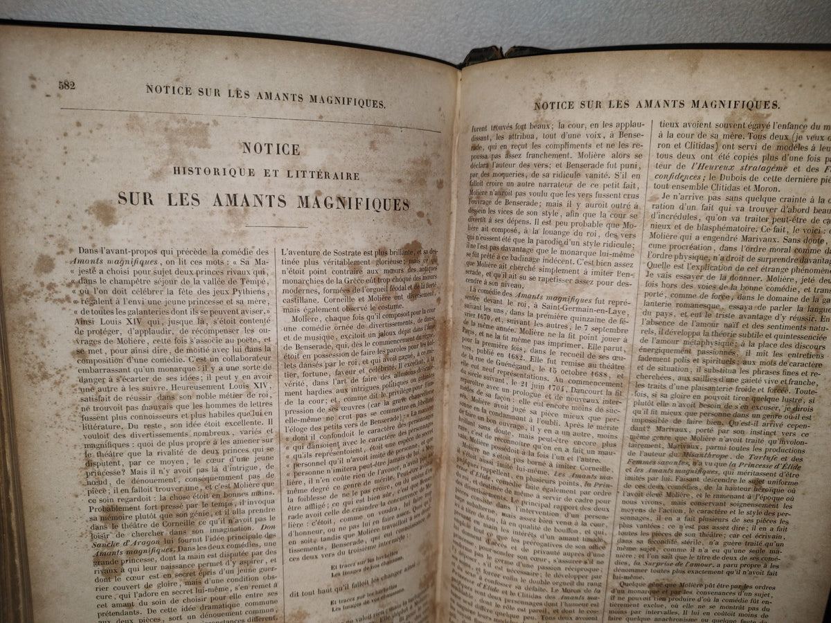 59- Obras Completas De Molière: ŒUvres Complètes De Molière. Par Auger. - Paris, Furne Et Cie. Libraires Éditeurs - 1851