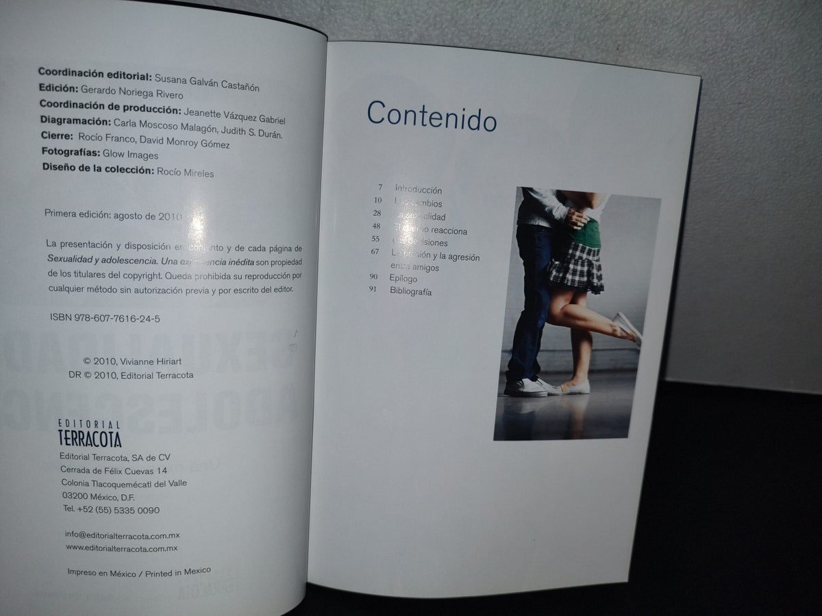 188- Sexualidad Y Adolescencia. Una Experiencia Inédita - Vivianne Hiriart - Primera Edición 2010