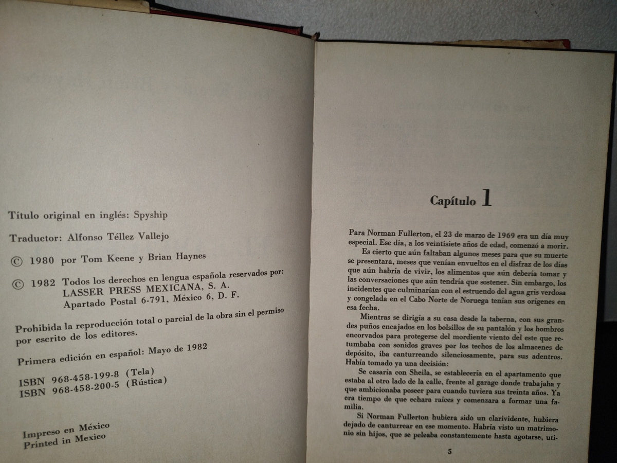 80- El Barco Espía - Tom Keene Y Brian Haynes - Primera Edición 1982