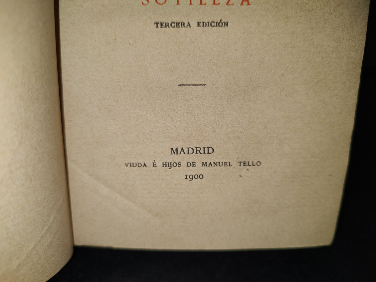 60- Obras Completas De D. José M. De Pereda. Tomo IX Sotileza - 1900