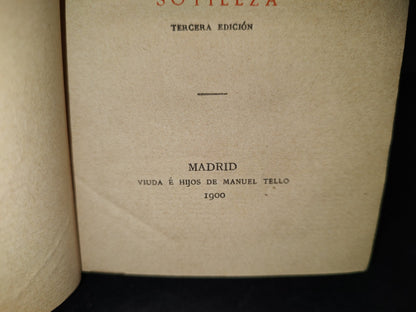 60- Obras Completas De D. José M. De Pereda. Tomo IX Sotileza - 1900