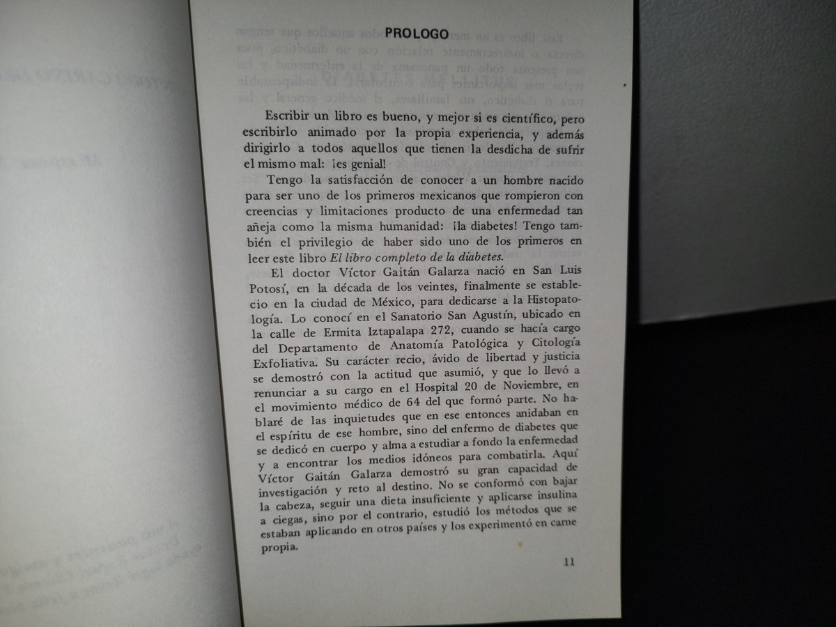 77- El Libro Completo De La Diabetes - Dr. Víctor Gaitán - Editorial DIANA, 1995