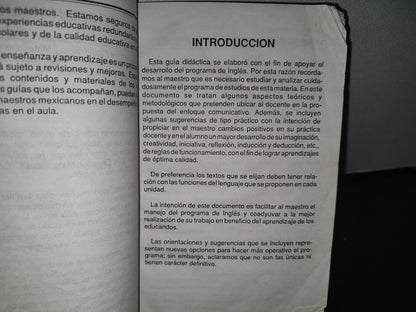 98- Guía Para El Maestro. Inglés Primer Grado - Sep 1992