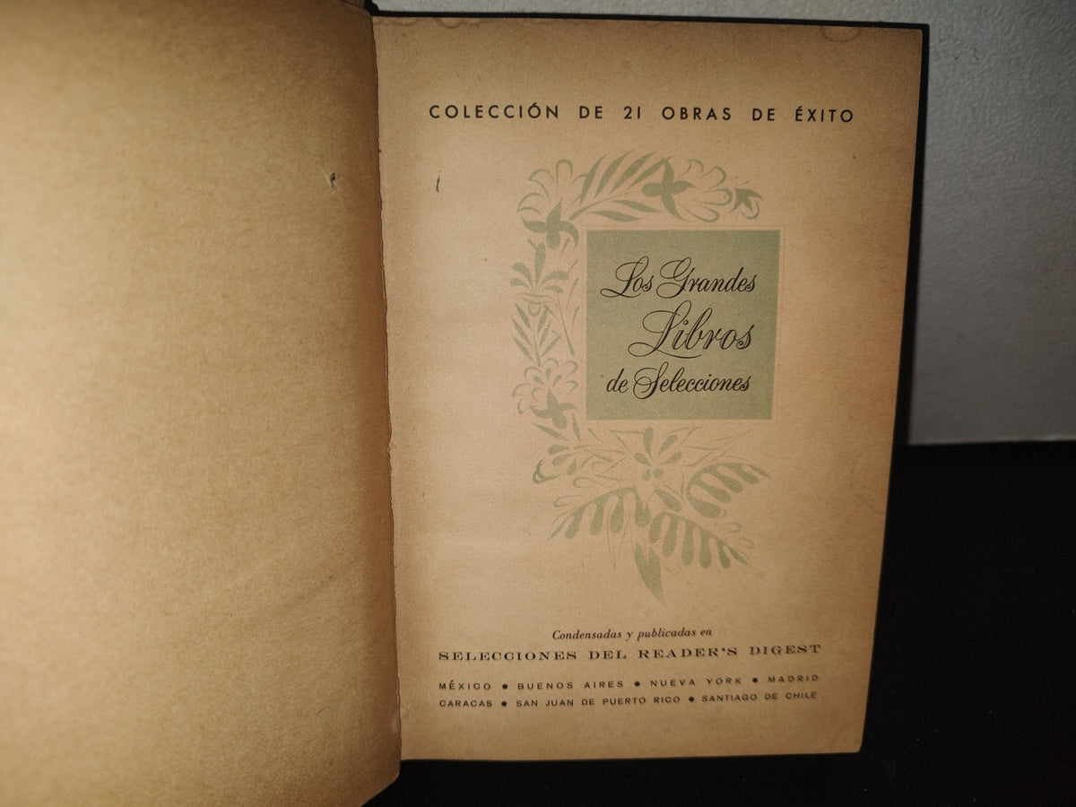 132- Colección De 21 Obras De Éxito. Los Grandes Libros De Selecciones - 1962