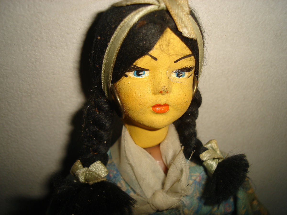 A2- Antigua Muñeca Mexicana De Los 60's - 70's