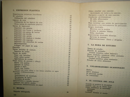 23- El Jardín De Infancia Minuto A Minuto - Timy Baranoff - Ediciones Ceac- Primera Edición: 1983