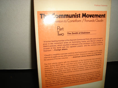 169- Movimiento Comunista. The Communist Movement - Fernando Claudín - Part Two - 1975