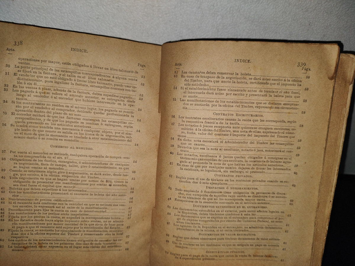 179- Código De La Renta Del Timbre - Juan De La Torre - México 1894