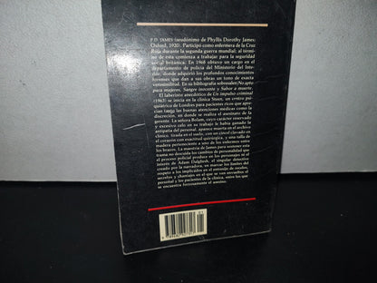 93- Colección Fin De Siglo. Un Impulso Criminal - P. D. James - Primera Edición 1990