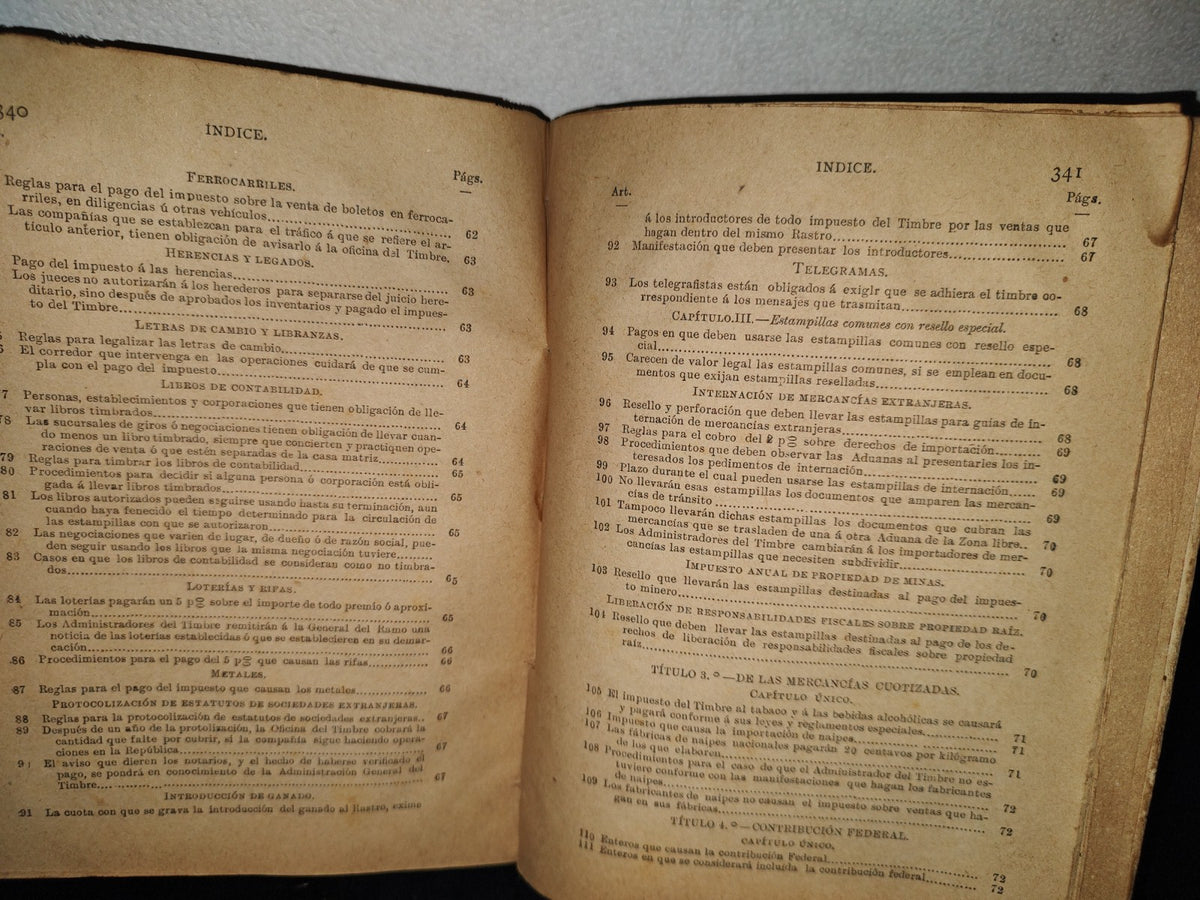 179- Código De La Renta Del Timbre - Juan De La Torre - México 1894
