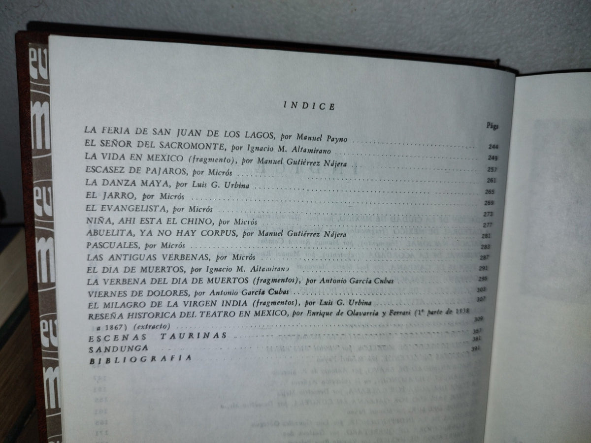 66- Leyendas Y Costumbres De México - Varios Autores - Editorial Del Vale De México, S. A. 70'S