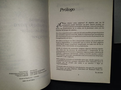 209- Esquemas De Trabajo Para Un Animador De Grupos - Silvio Botero Giraldo