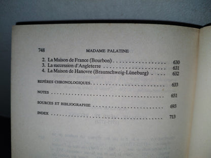 198- Madame Palatine, Princesse Européenne - Dirk Van De Cruysse. Librairie Arthème Fayard, 1988