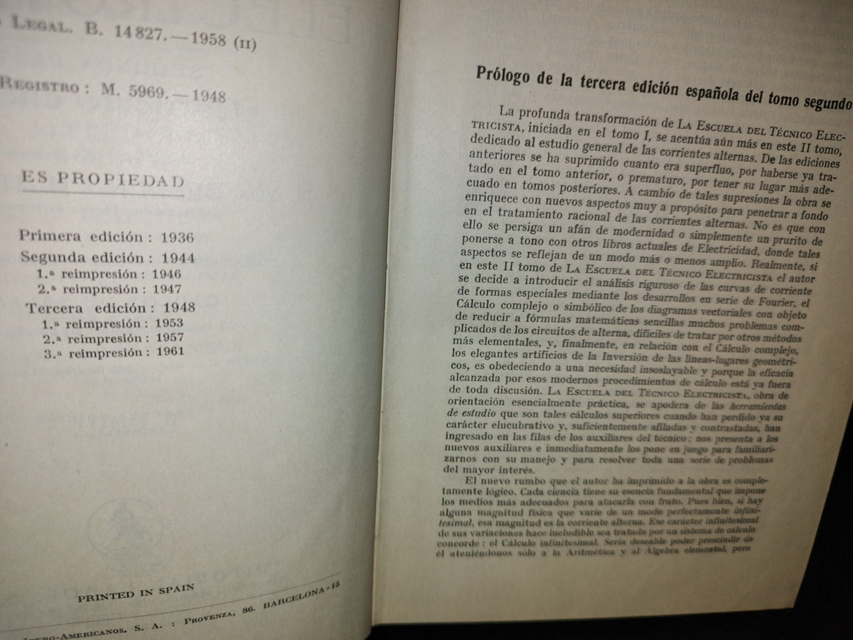 50- Fundamentos De La Electrotecnia. Segunda Parte. Corriente Alterna. H. Von Beeren - 1961