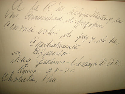 171- Dios En El Silencio. Poesía. Fray Jerónimo Verduzco - 1969 - Firmado