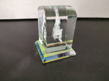 A3- Cubo Egipcio De Cristal Con Grabado Láser. Temática Cultura Egipcia