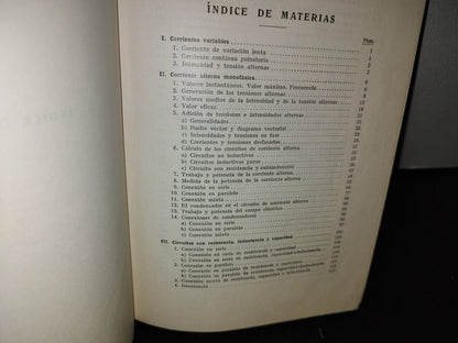 50- Fundamentos De La Electrotecnia. Segunda Parte. Corriente Alterna. H. Von Beeren - 1961