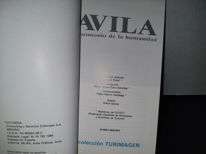 54- Ávila. Patrimonio De La Humanidad. Colección Turimagen - 1988