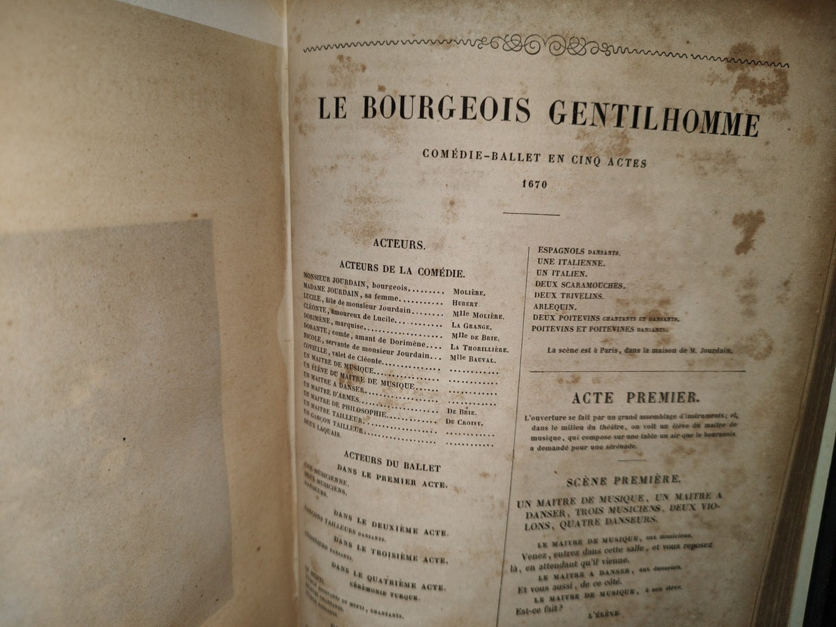 59- Obras Completas De Molière: ŒUvres Complètes De Molière. Par Auger. - Paris, Furne Et Cie. Libraires Éditeurs - 1851