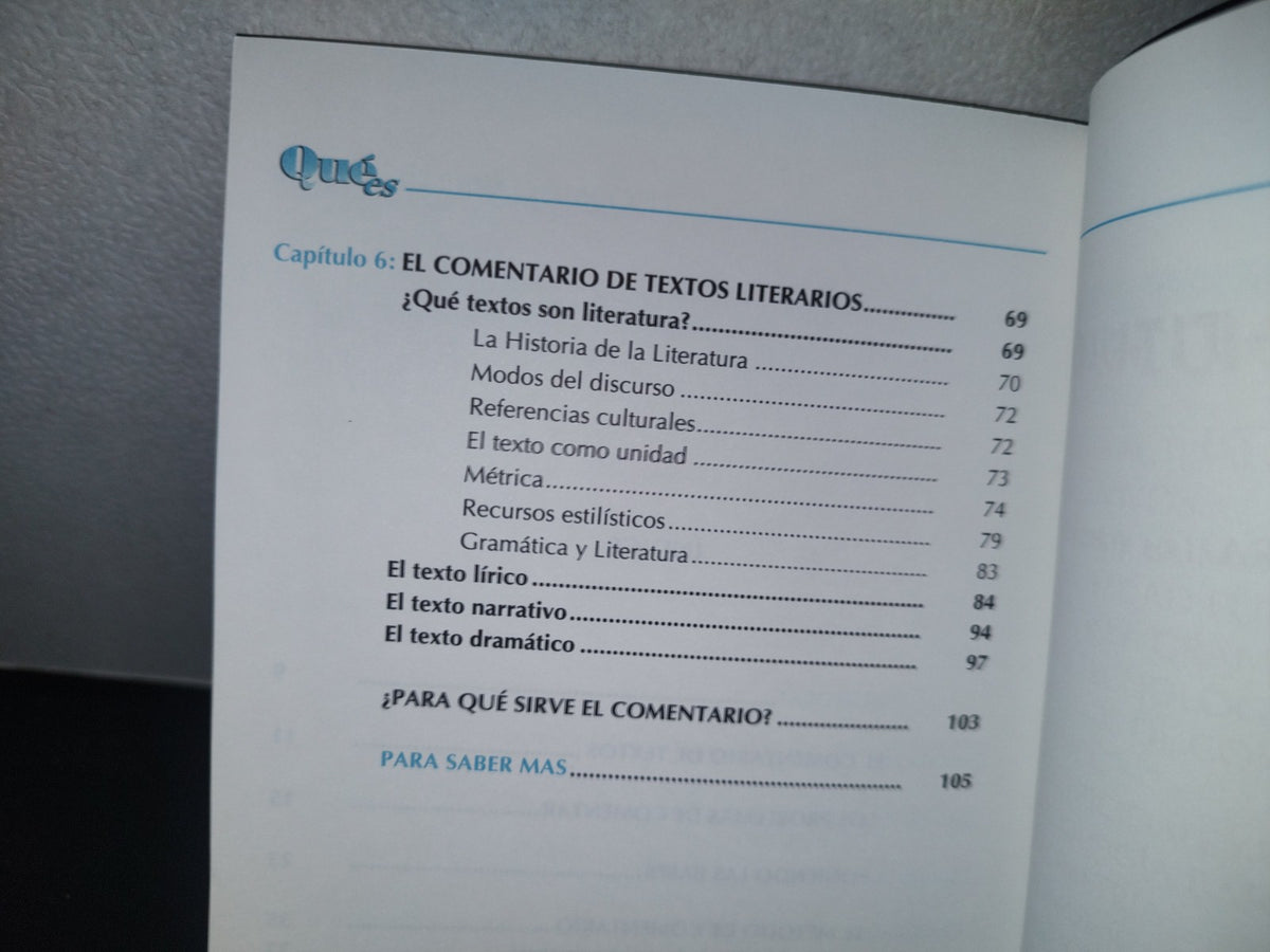 96- Temas Para El Estudiante De Hoy. Qué Es El Comentario De Textos - Francisco De Pedro Gómez