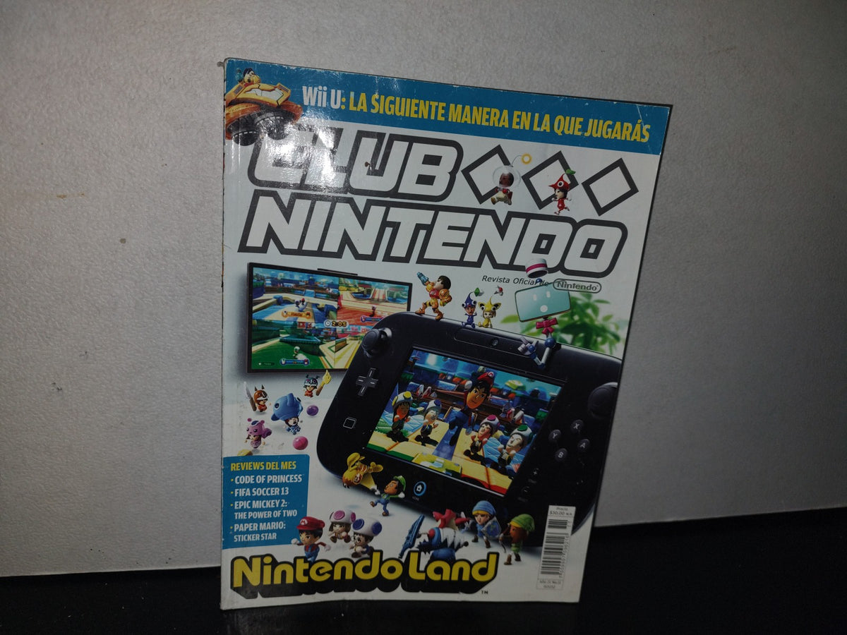 128- Revista Club Nintendo. Wii U: La Siguiente Manera En La Que Jugarás. No. 11, Noviembre 2012