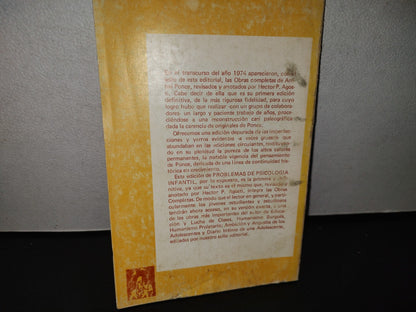 84- Problemas De Psicología Infantil - Anibal Ponce - 1982