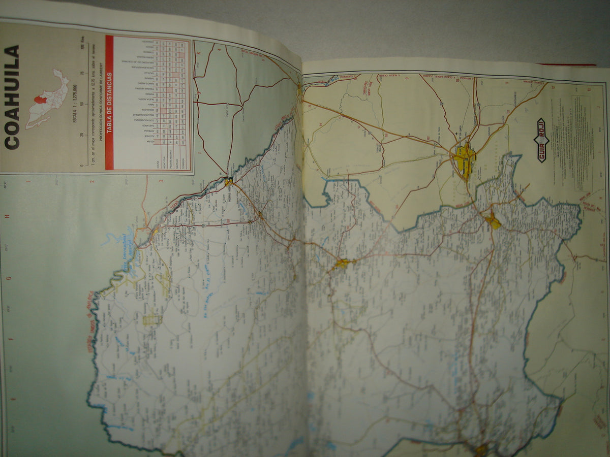 1- Guía Roji. Gran Atlas De Carreteras. México. 2005-2006