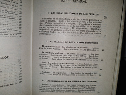 48- Historia De Las Religiones - C. Cid, M. Riu - Editorial Ramón Sopena, S. A. - 1965