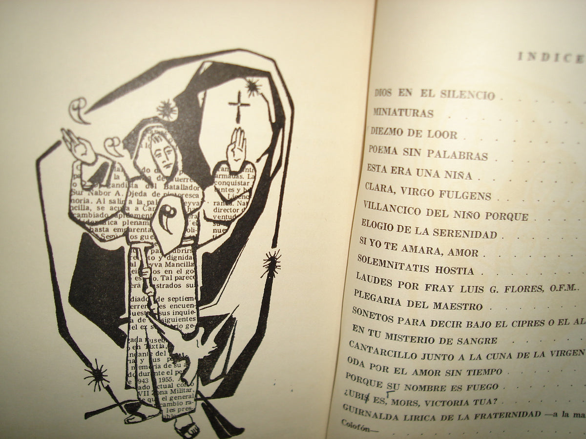 171- Dios En El Silencio. Poesía. Fray Jerónimo Verduzco - 1969 - Firmado