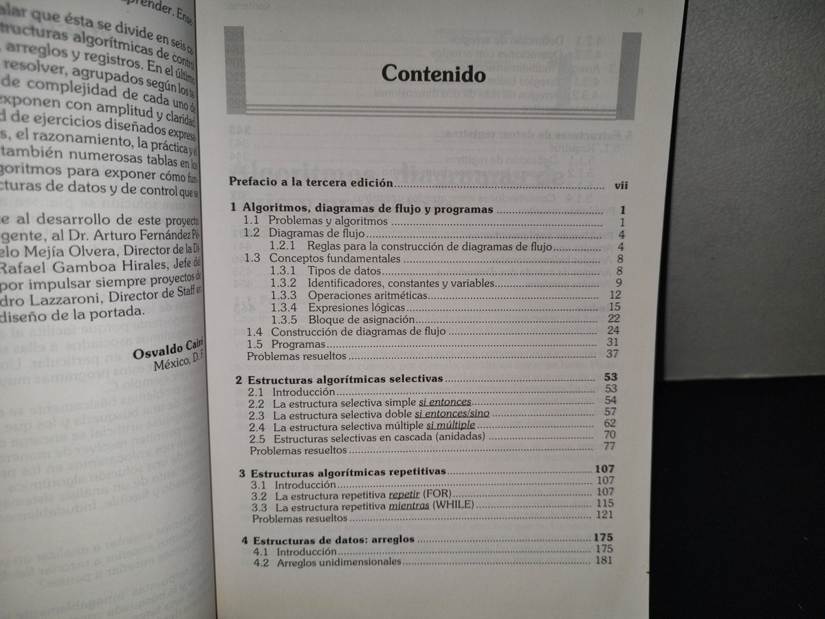 201- Metodología De La Programación. Algoritmos, Diagramas De Flujo Y Programas - Olsvaldo Cairó - Alfaomega Grupo Editor, 2015