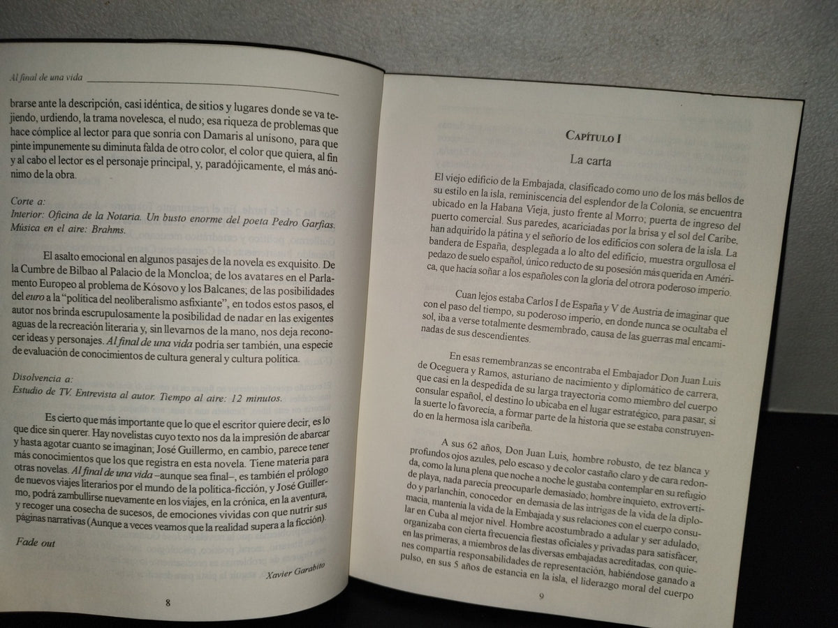 202- Al Final De Una Vida - José Guillermo Vallarta Plata - Primera Edición, 1999