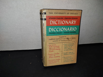 172- Diccionario Español-Inglés Inglés-Español - The University Of Chicago -1966