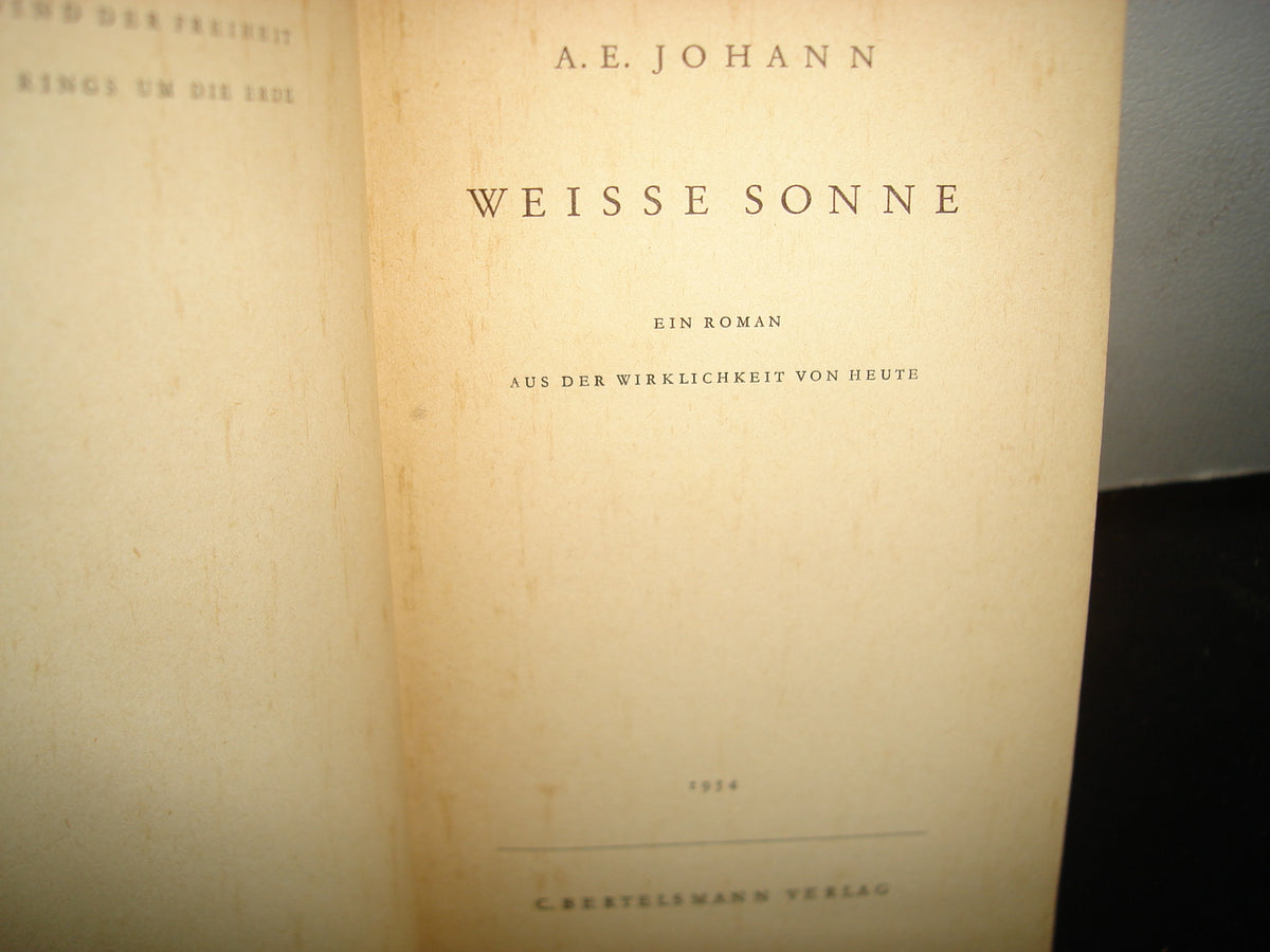 21- Alemán - Weisse Sonne - A. E. Johann - 1954